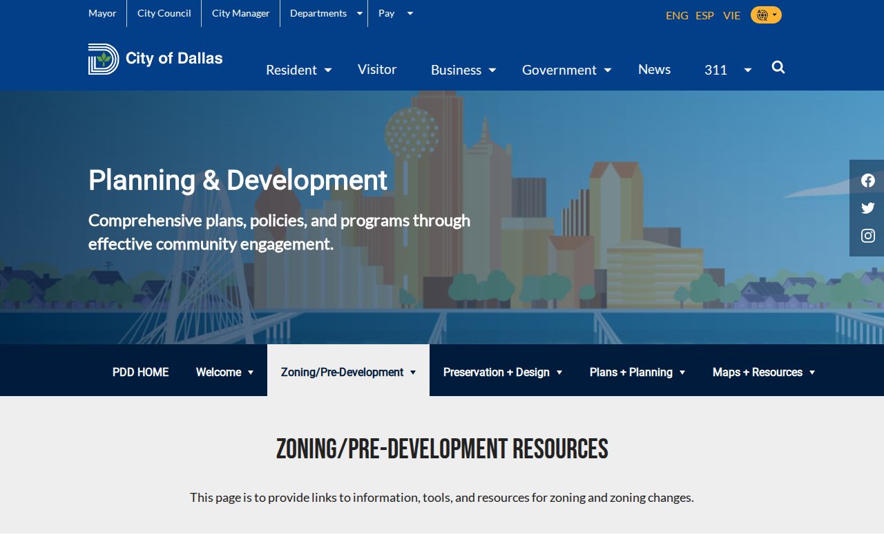 Dallas neighbors city neighborhood association and coalition map tabs